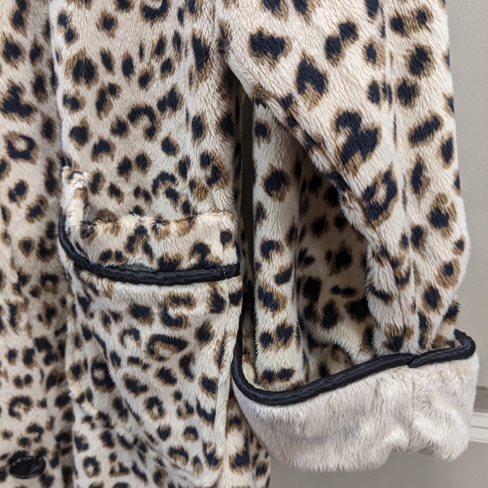 Stan Herman Leopard Print Robe - Picture 7 of 16